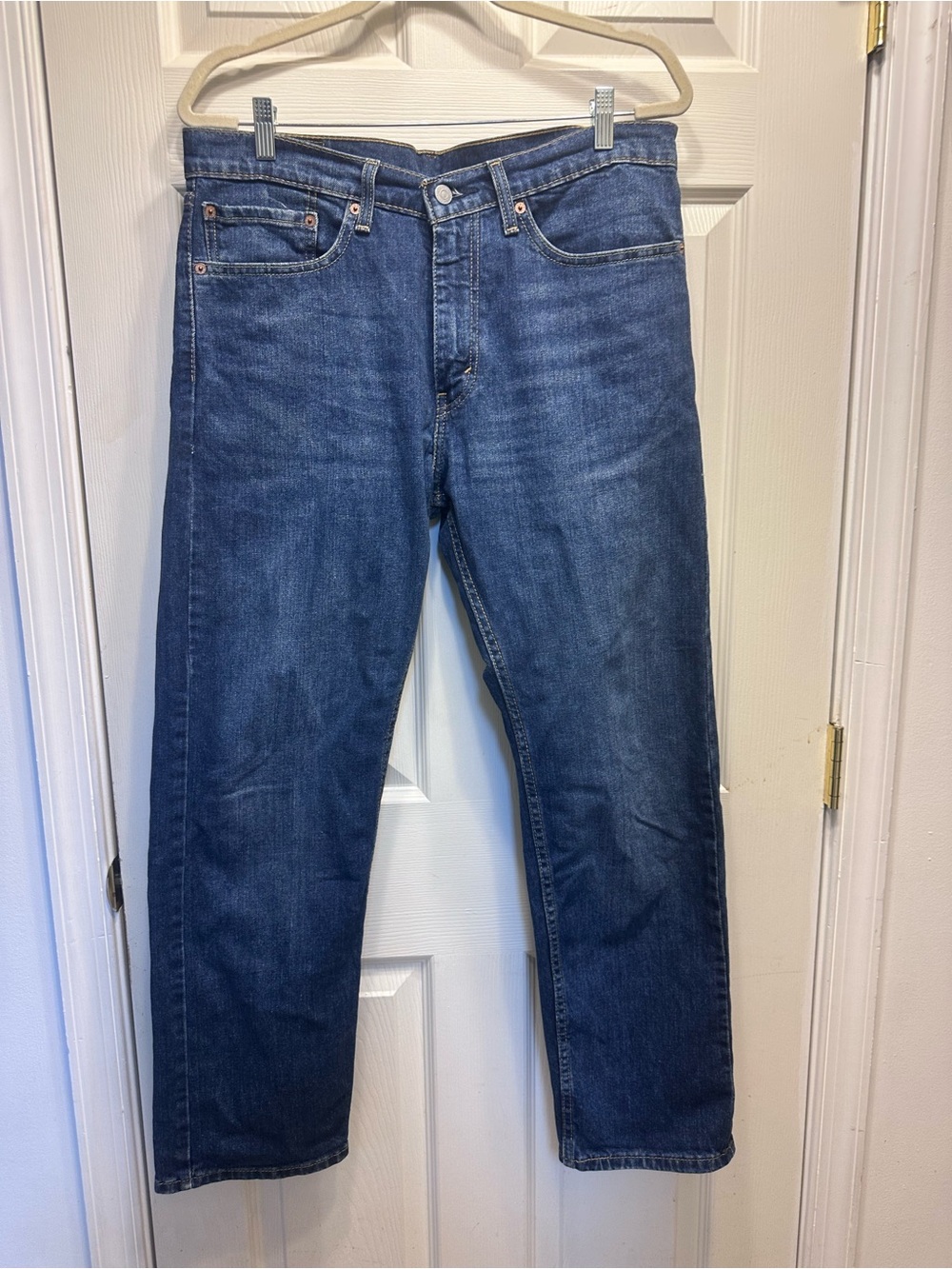 Levi's Straight-Leg Men’s Jeans in Deep Blue